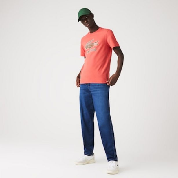 Oferta de Jeans masculino Lacoste LIVE em brim de algodão com stretch por R$229 em Lacoste